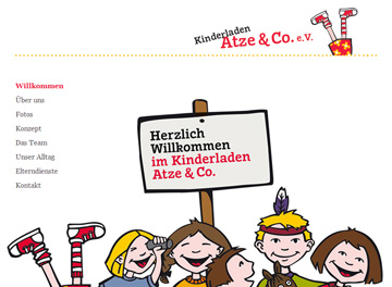 Website Atze & Co. e.V.