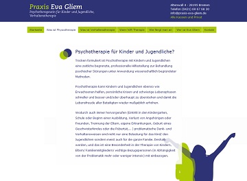 Website Praxis Eva Gliem